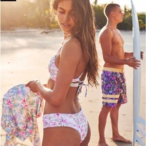 Hurley Love Shack Fancy bikini bottoms
